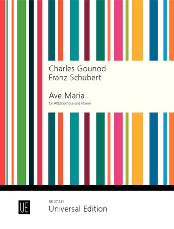 Gounod/Schubert: Ave Maria for Alto or Tenor Recorder and Piano