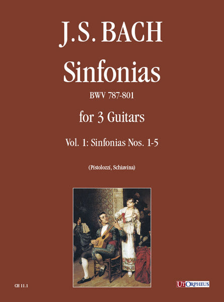 Bach: Sinfonias BWV 787-801 for 3 Guitars, Vol. 1