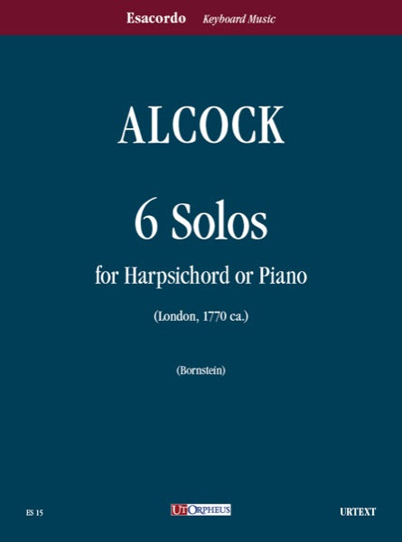 Alcock: 6 Solos for Harpsichord or Piano