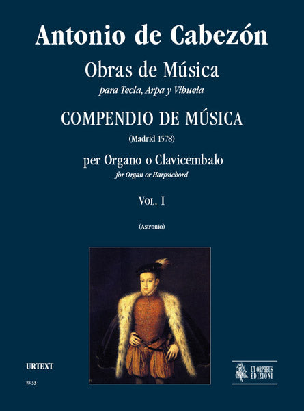 Cabezon: Obras de Musica para Tecla, Arpa y Vihuela for Organ or Harpsichord, Vol. 1
