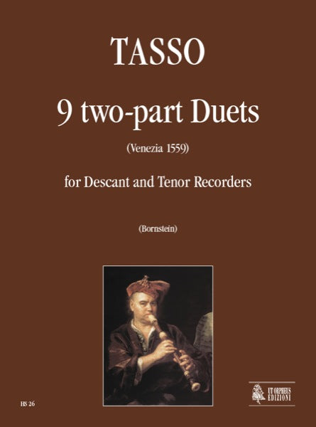 Tasso: 9 Duets for Descant and Tenor Recorders