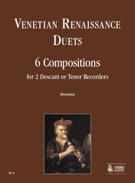 Various: Venetian Renaissance Duets - 6 Compositions for 2 Descant or Tenor Recorders