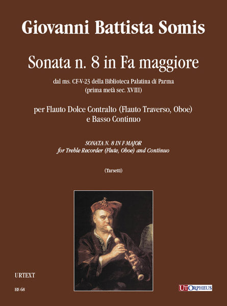 Somis: Sonata No. 8 in F Major for Treble Recorder and Basso Continuo