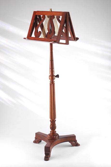EMS Victoria Double Music Stand in Walnut (solid walnut)